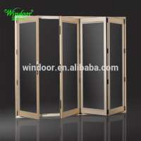 Economical double glass aluminum folding window and doors