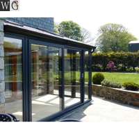 Customized hot sell garden design sunroom/ Aluminum frame glass house