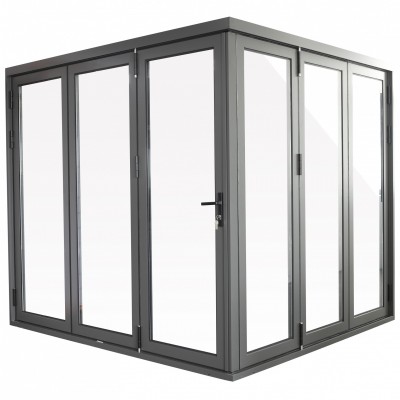 Aluminum Folding door, Aluminum Alloy Bi Folding Doors, Bi-folding Doors with Australian Standard AS2047