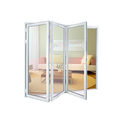 Aluminium outdoor and bathroom/folding door with cheap price Asia and India markert PNOC with australian standard