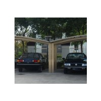 Strong Aluminium durable Carport With Arched and Solid Polycarbonate Roof